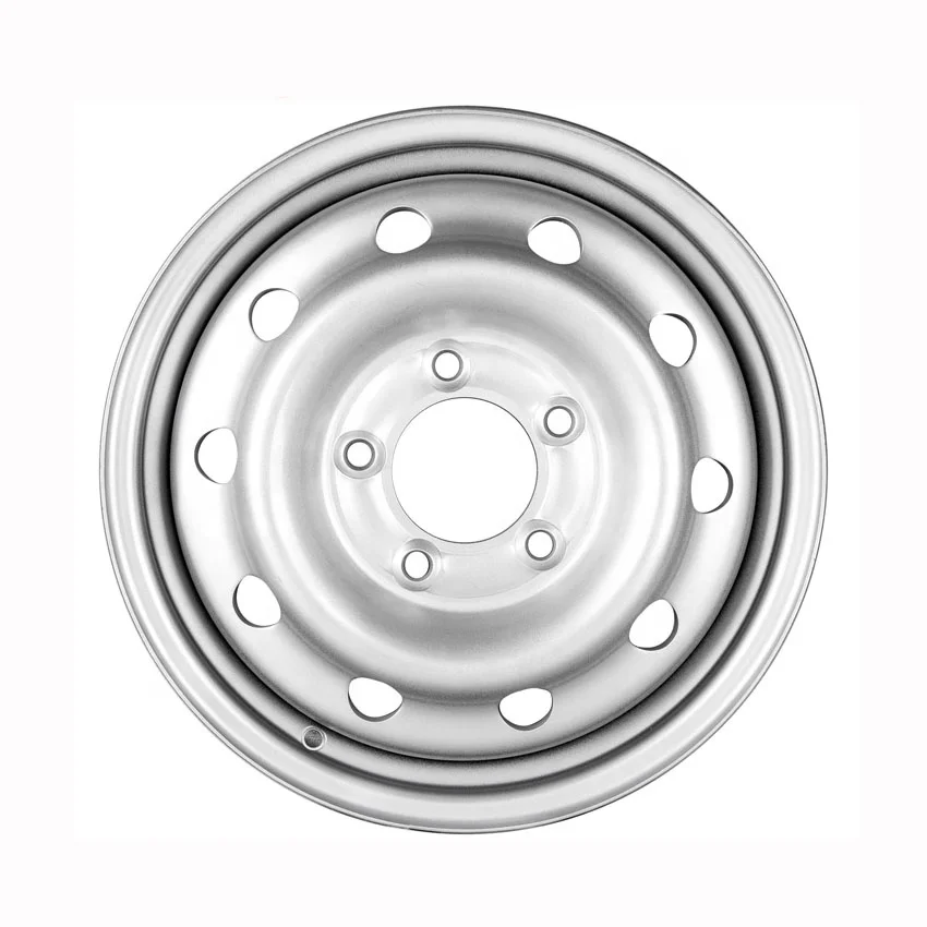 Wheelsky Factory Supply 665C03T-S 16 inch 16x6.0 5x130 silver painting truck steel wheel rim