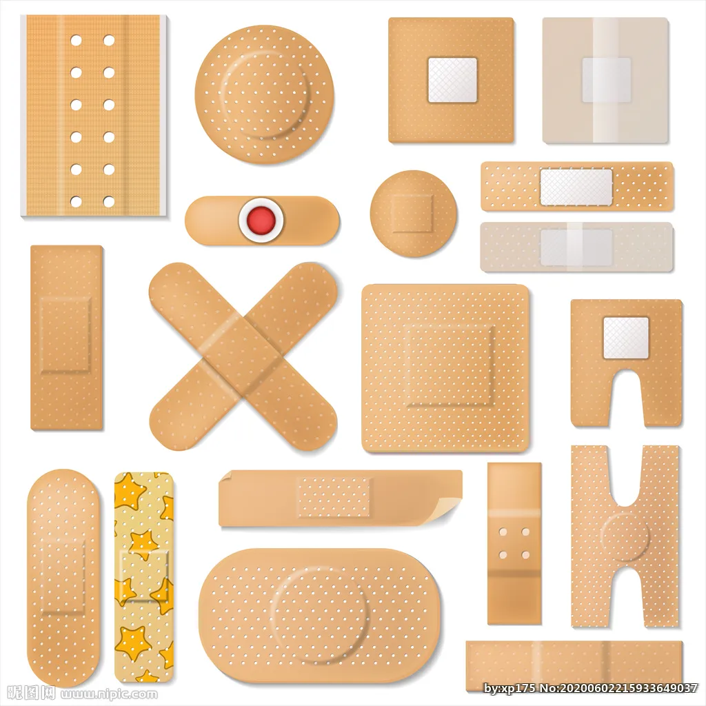 Custom Plasters Band aid Waterproof First Aid Bandage Wound Plaster Bandage Medical Band Aid Woundplast Bandage