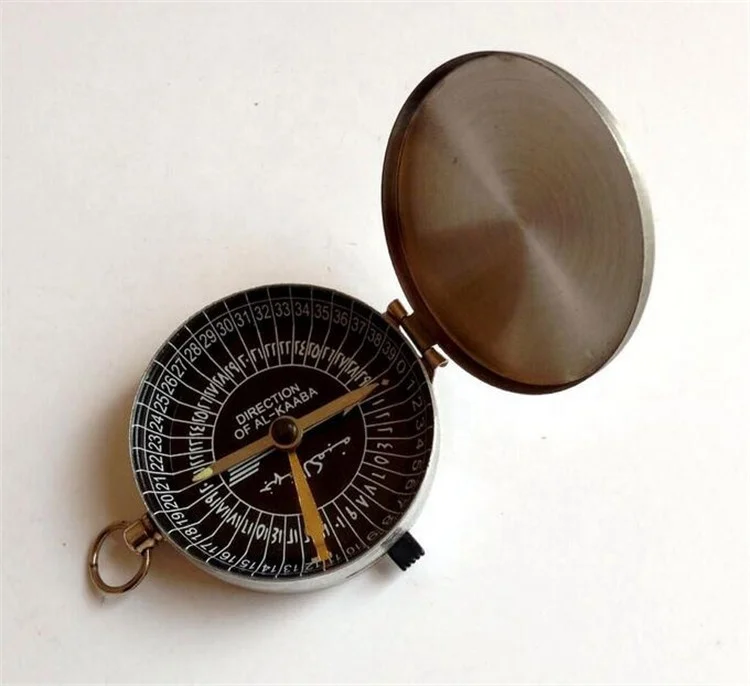 
pocket muslim qibla direction finder compass kaaba direction compass portable islamic prayer compass 