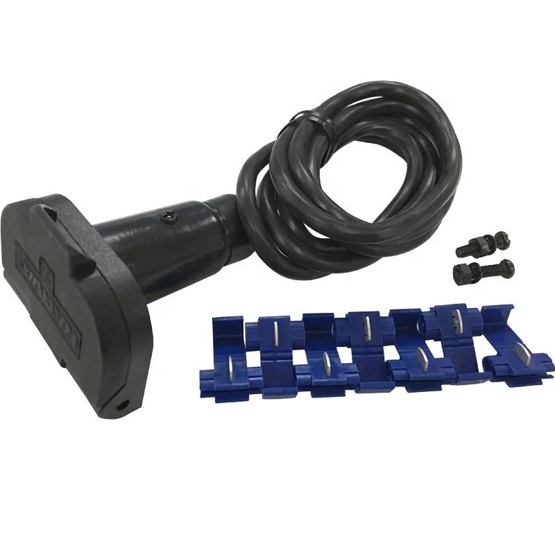  12V RV Plug грузовик прицеп адаптер Разъем 7P небольшие круглые пластиковые розетки