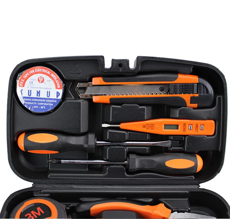 customize handy household universal mini screwdriver and hammer hand tools set box for ladies women