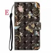 For Sony Xperia 20 XZ5 3D Bling Flower Print Wallet Leather Case Flip Cards Slot Phone Pouch Stand Cover