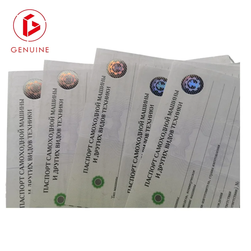 Custom wholesale Genuine bond paper specialty currency paper A4 cotton paper