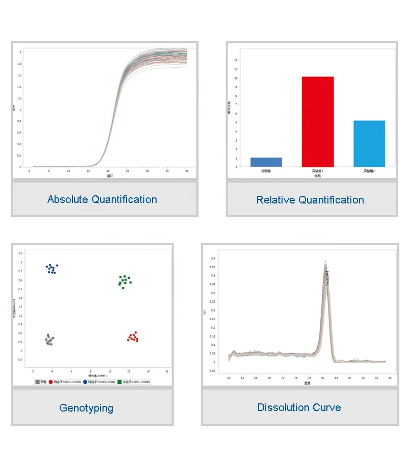 Wayeal GT-96 Real Time qPCR System Machine Quantitative Polymerase Chain Reaction Nucleic Acid Detection 96 Wells QPCR Machine