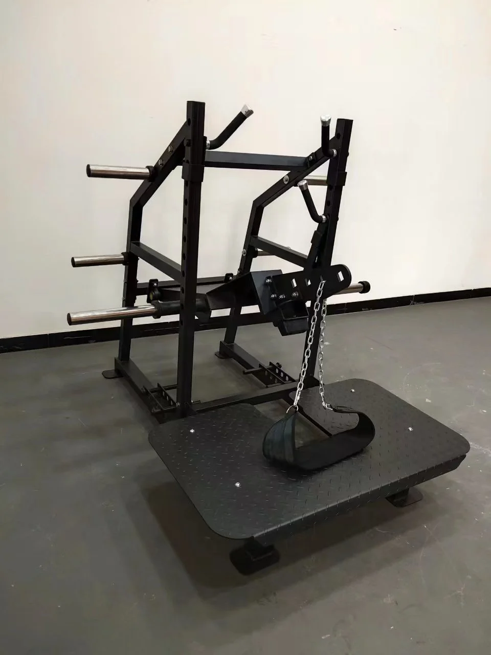 Hot Sale Fitness Equipment Plate Loaded Pit Shark Short Frame Hip Belt Squat Machine Belt Squat Body Weight Machine