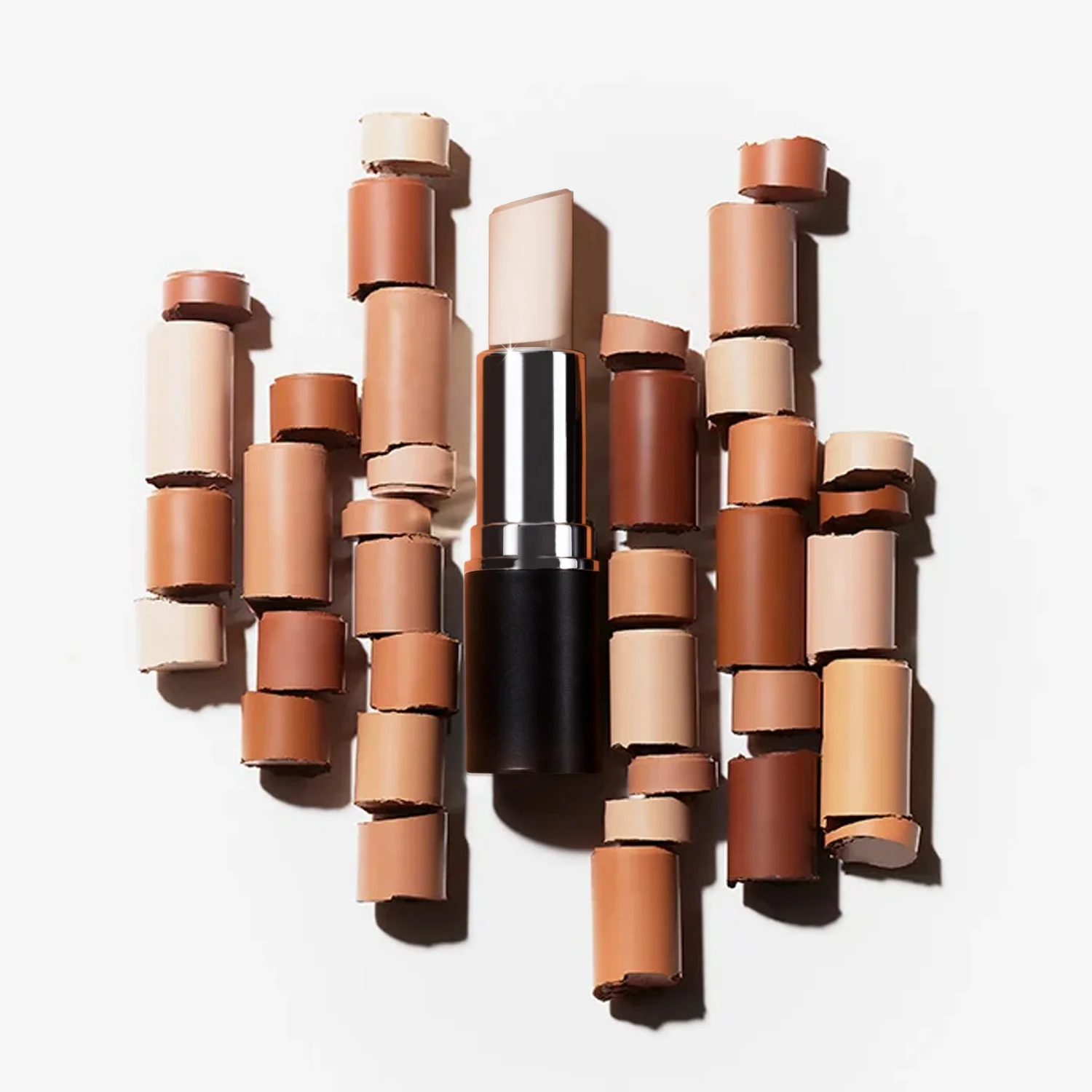 Private Label Makeup Facial Contour Stick High Definition Smoothing Nourishing Concealer Stick For Black Skin