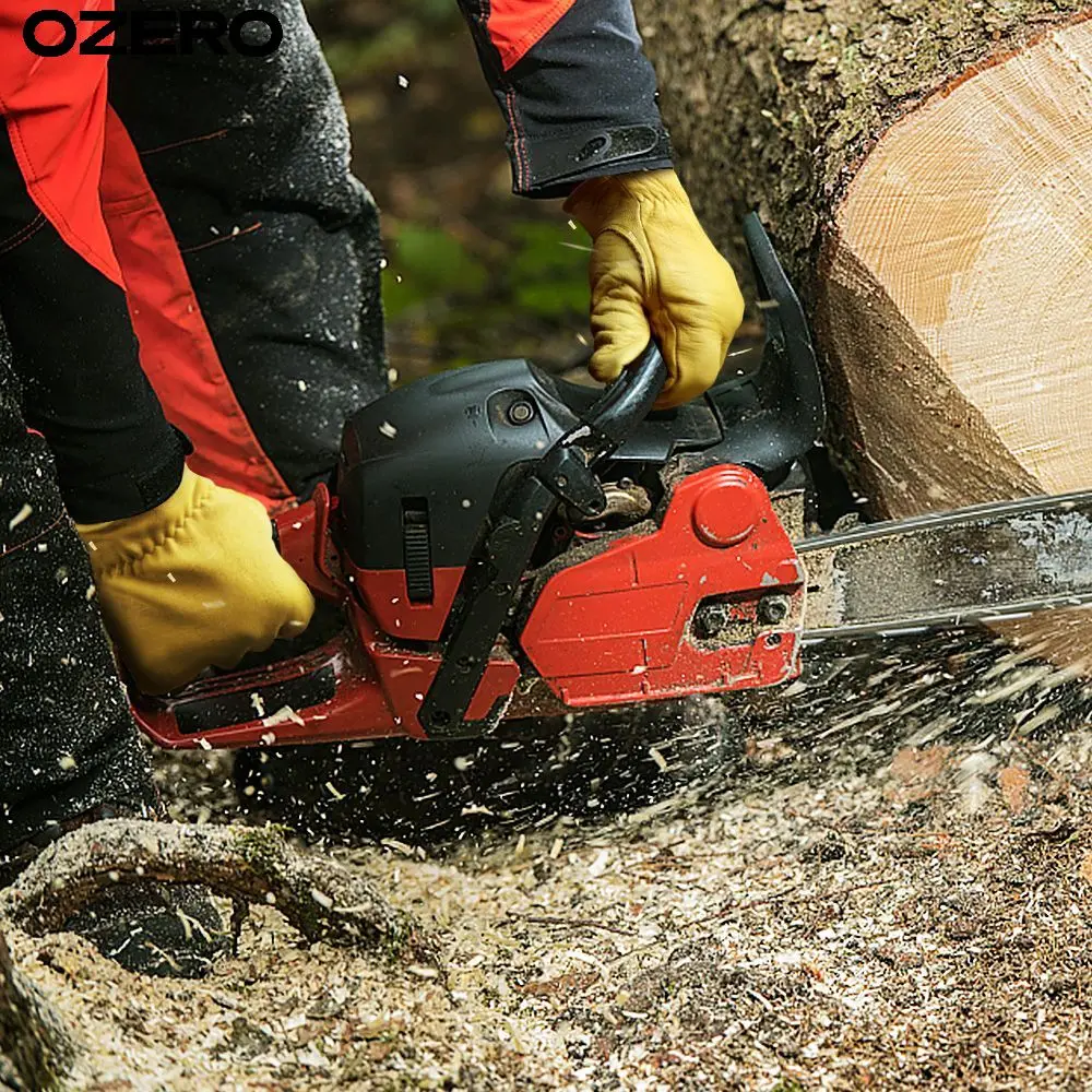 OZERO Comfortable Sports Windproof Private Logo Grain Cowhide Warm Cowhide Leather Boxing Gloves