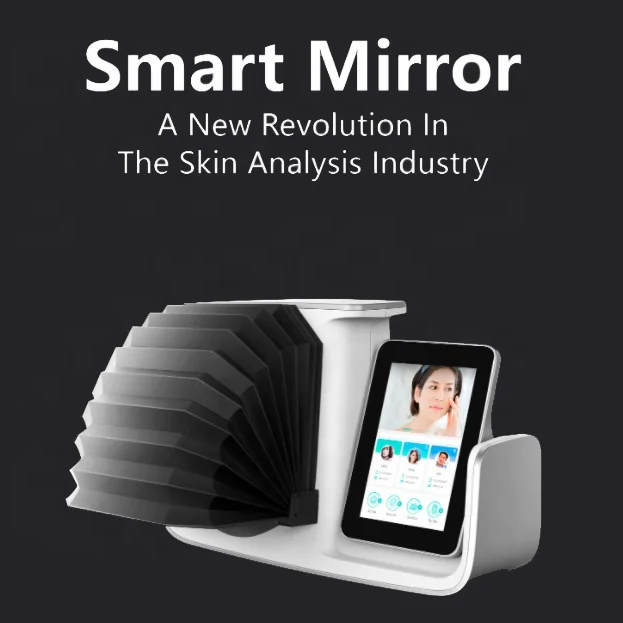 Professional 1500W Pixels Intelligent Detection Desktop Skin Analyzer Machine ABS Material Face US/EU/UK Plug Type Calibration