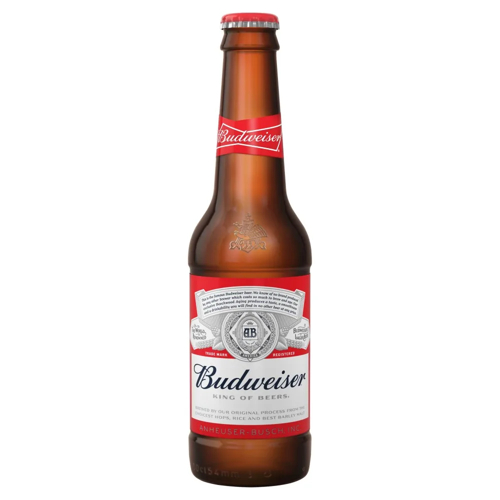 BUDWEISER пиво лагер паровое пиво с 5% содержание алкоголя