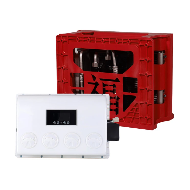 2021 New Arrivals 9000 BTU Smart Inverter Split Air Cooler VRF DC12V 24V Parking Air Conditioner for Truck