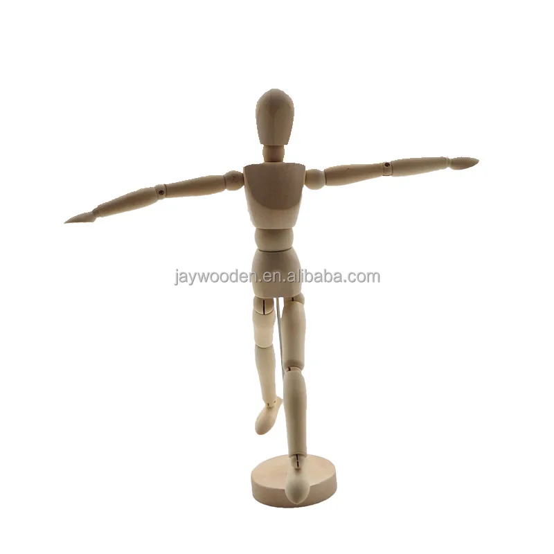 4.5 Inch 5.5 Inch 8 Inch 12 Inch 16 Inch Art Sketching Model Wood Doll Movable Joint Artist Drawing Wooden Human Body Manikin