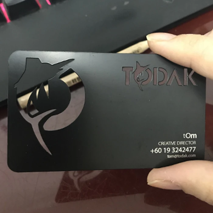 Wholesale Stock Matte Metal Cards Gold Stainless Steel Card Blank NFC RFID 4442 Chip ATM Bank Metal Card for Gift Use