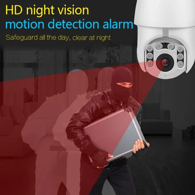 Wholesale Mobile Remote Control Video Recording IP66 Waterproof Smart Auto Tracking Outdoor FHD 1080P Wireless CCTV Camera WiFi