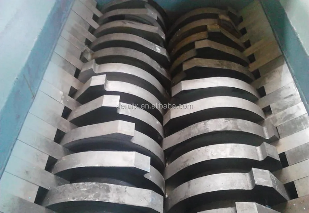 Twin Shaft Shredder Tire Waste Shredder Machine Small Tire Crusher For Sale