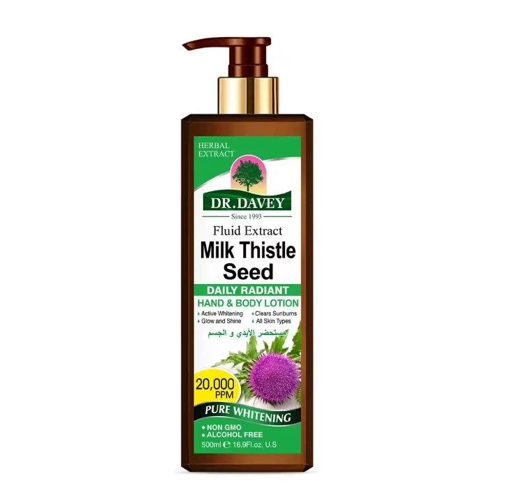 DR.DAVEY Licorice Root Body Lotion Skin Whitening Lightening Moisturizing Private Label 500ml  For All Skin