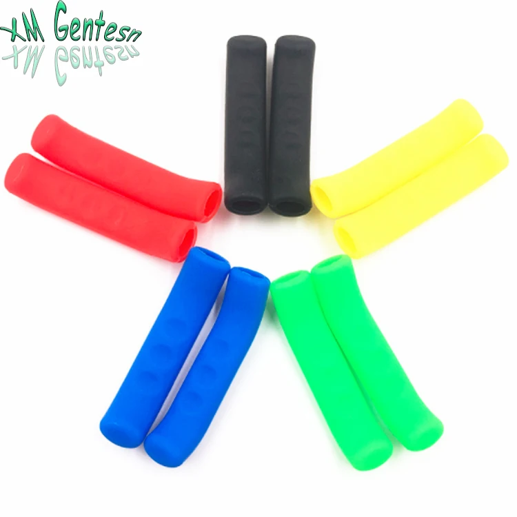 1Pair Nonslip Silicone Cycling Bike Brake Lever Grip Handle Cover Sleeve Soft Protector