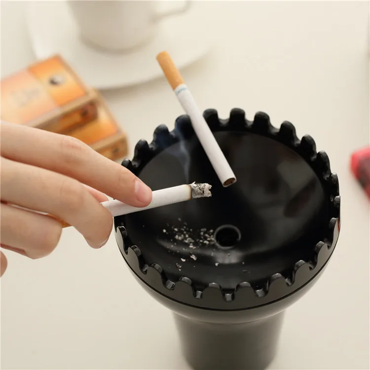 Custom Logo, Cute Outdoor, Portable Decorative Ashtray Windproof Ashtray, Melamine Cigar Ashtrays With Lid