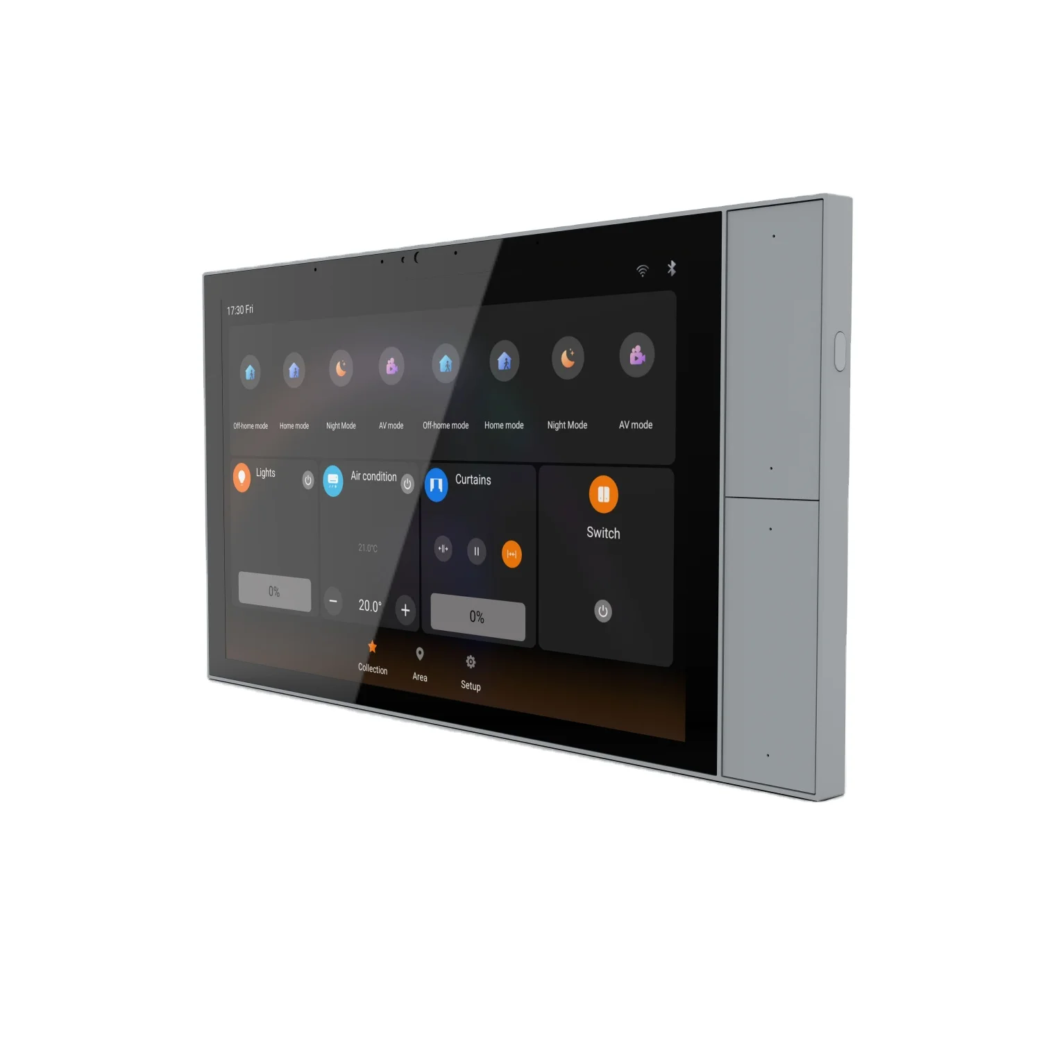 For Smart Home Building Automation 10.1 Inch KNX Switches Panel Light Intelligent Control System With Push Button