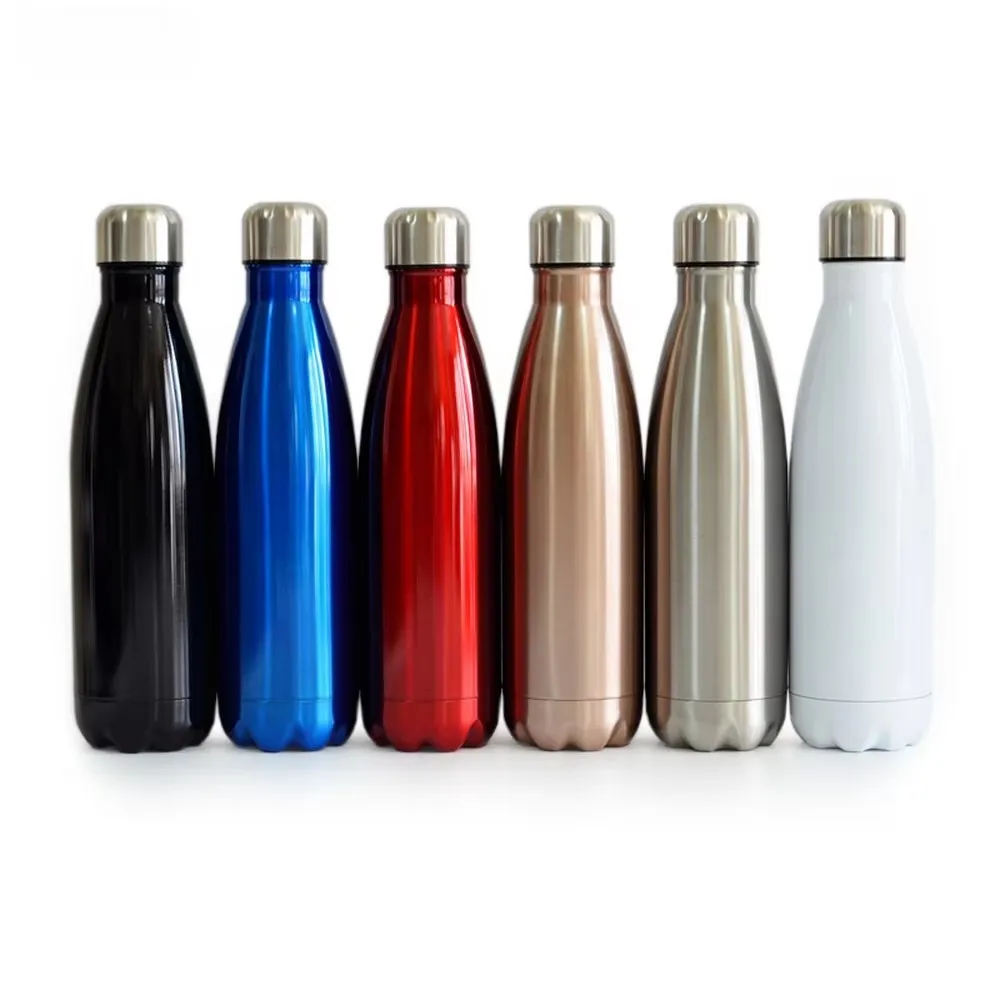 Double Wall Insulated Vacuum Stainless Steel Water Bottle Cola Water Sport Bottle