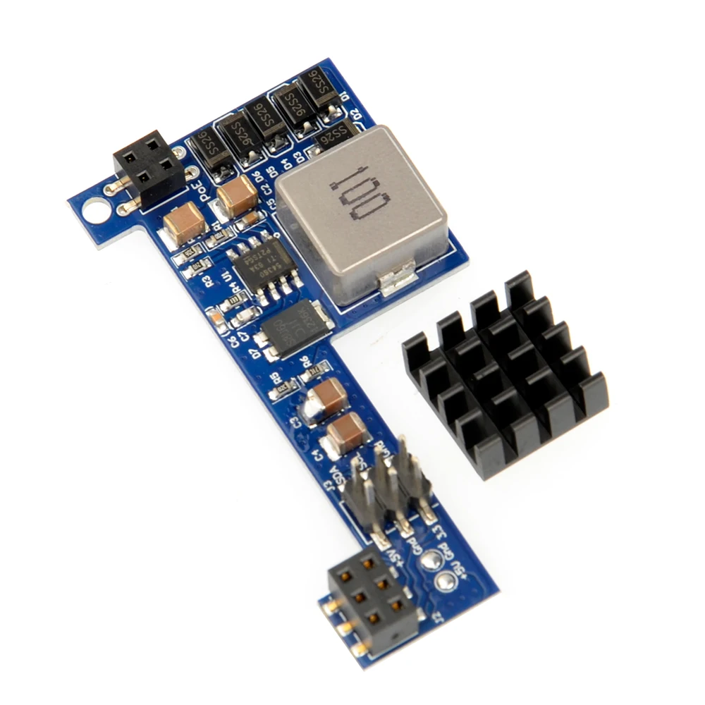  Небольшой синий модуль GPOE-PiHat 10 Вт пассивная камера PoE для Raspberry Pi 3B + или RPi