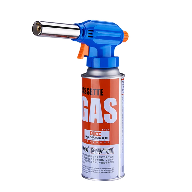 Wholesale Adjustable Flame Butane Refillable Gas Cooking Torch Burner Gas Cutting Torch Lighters Welding Kitchen Bbq Gas Torch