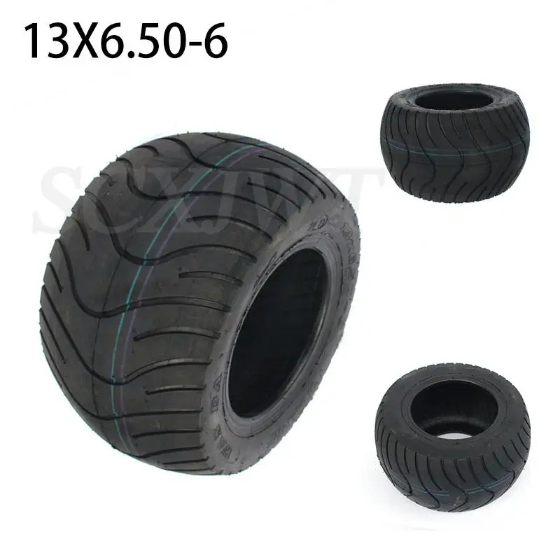 Good quality 13 inch Vacuum Tyres 13x6.50-6 Tubeless Tires for ATV QUAD Buggy Mower Go-kart Buggy 13*6.50-6