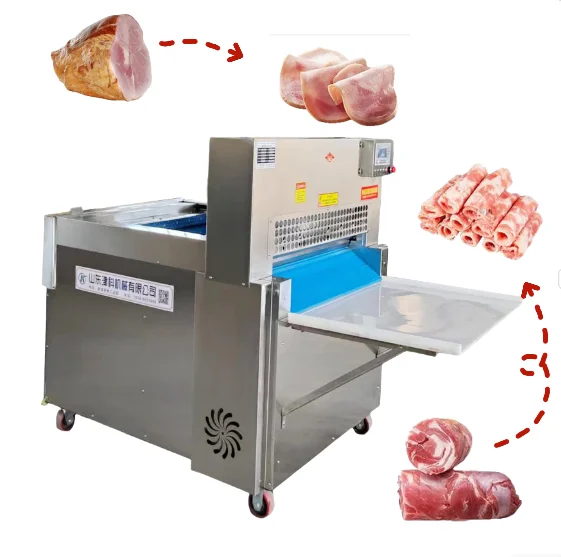 Multi-function Automatic frozen thin meat processing slicer machine for hotpot restaurant kitchen food factory