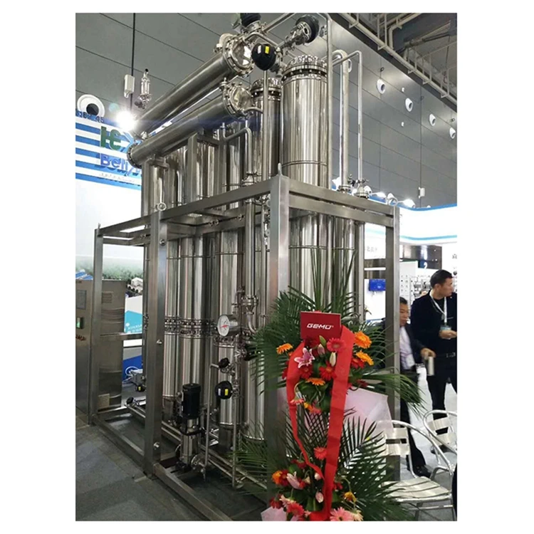 Energy Saving Forced Falling Membrane Technology Multi Effect Distilled Water Machine