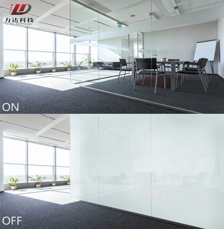 LIDA smart glass switchable elctrochromic dimmable Atomized Privacy window smart glass
