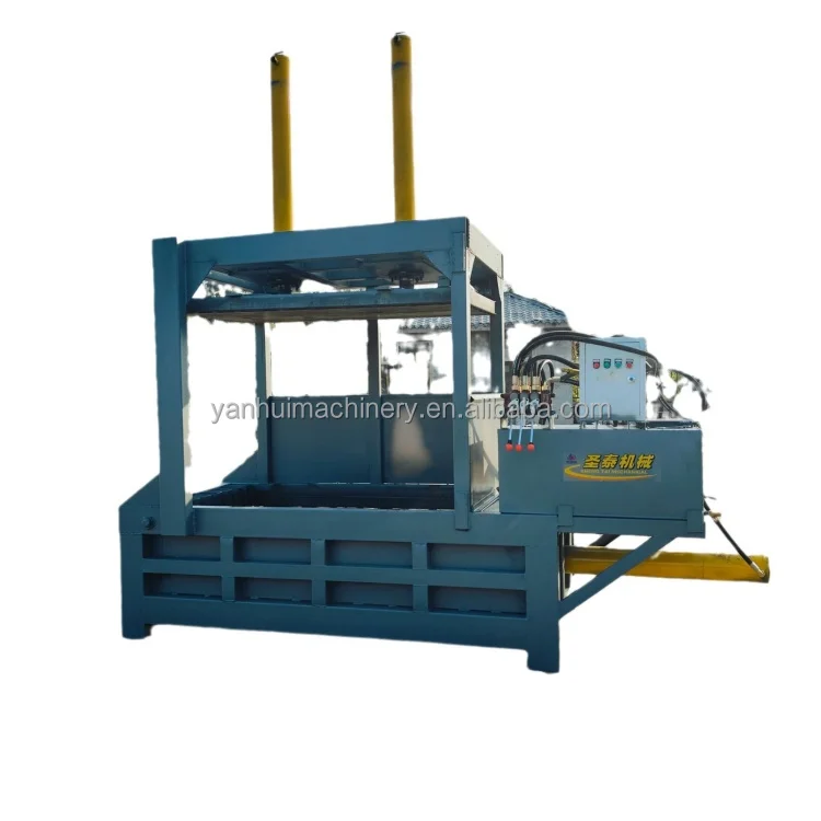 Vertical Hydraulic Cardboard Box Baling Press/Hydraulic Carton Compress Baler Packing Machine