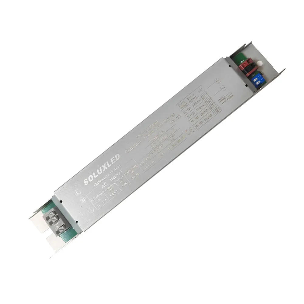 40W 350ma Galvanic Isolation LED Driver IP20 Current Adjustable with DIP Switch Ripple <1% Single Metal Case 5 Years 1 - 50W