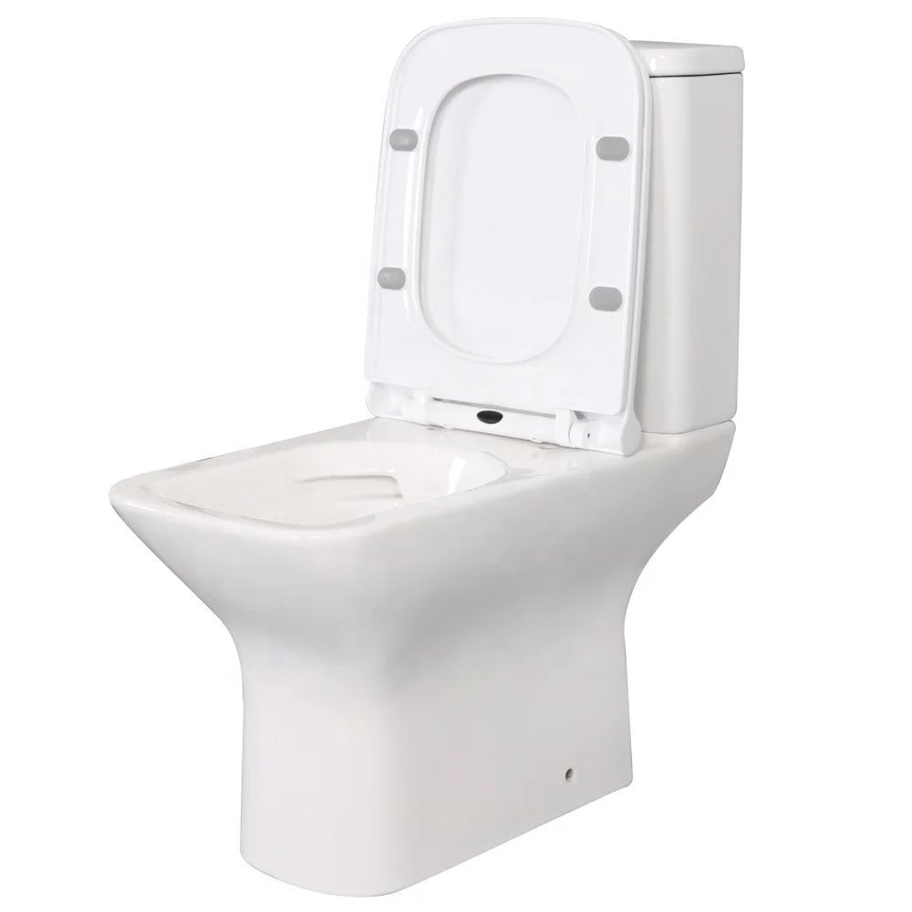 Factory wholesale washdown two piece toilet sanitary ware ceramic toilet sits bathroom wc toilet commode for hotel