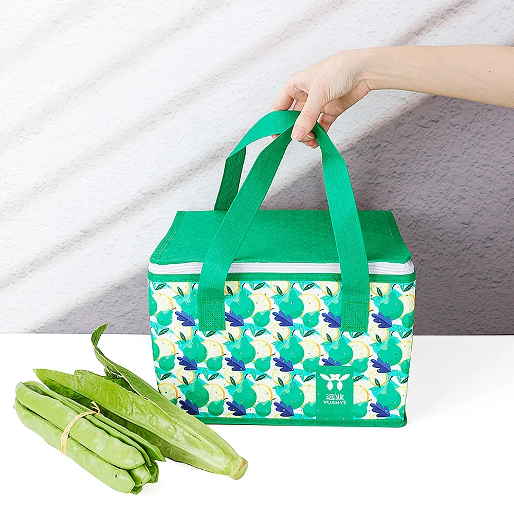 OEM/ODM custom RPET food picnic lunch thermal insulation fabric for cooler bags