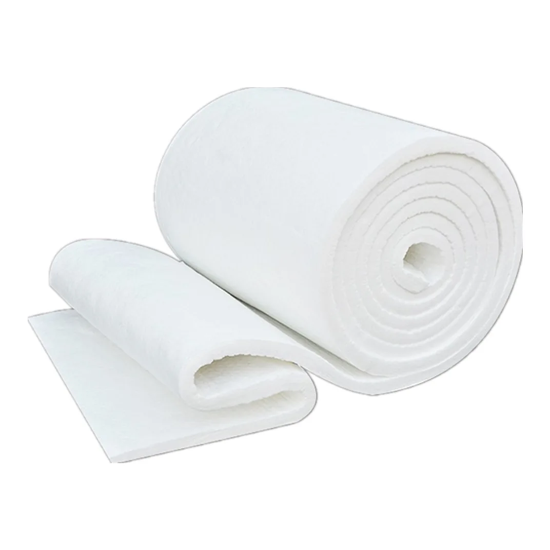 Ceramic fiber fire blanket with zirconium silicate for industrial furnace