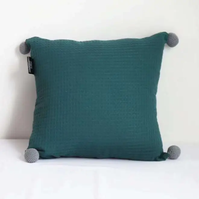  Наволочка из хлопка и бамбука премиум-класса с вафельным плетением наволочка Мягкая