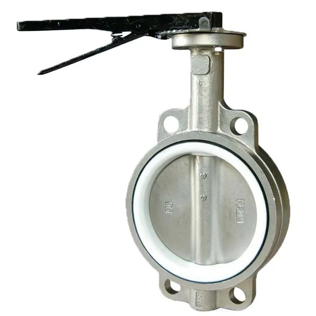 Goldensea factory top quality wafer type butterfly valve valvula de mariposa