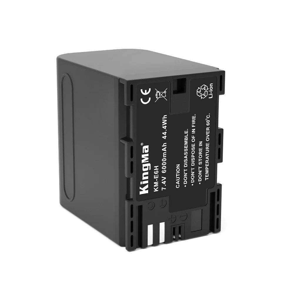 Перезаряжаемый литий-ионный аккумулятор KingMa 6000 мАч 7,4 В для Blackmagic Video вспомогательный 4k Z-Cam E2C Blackmagic micro studio camera