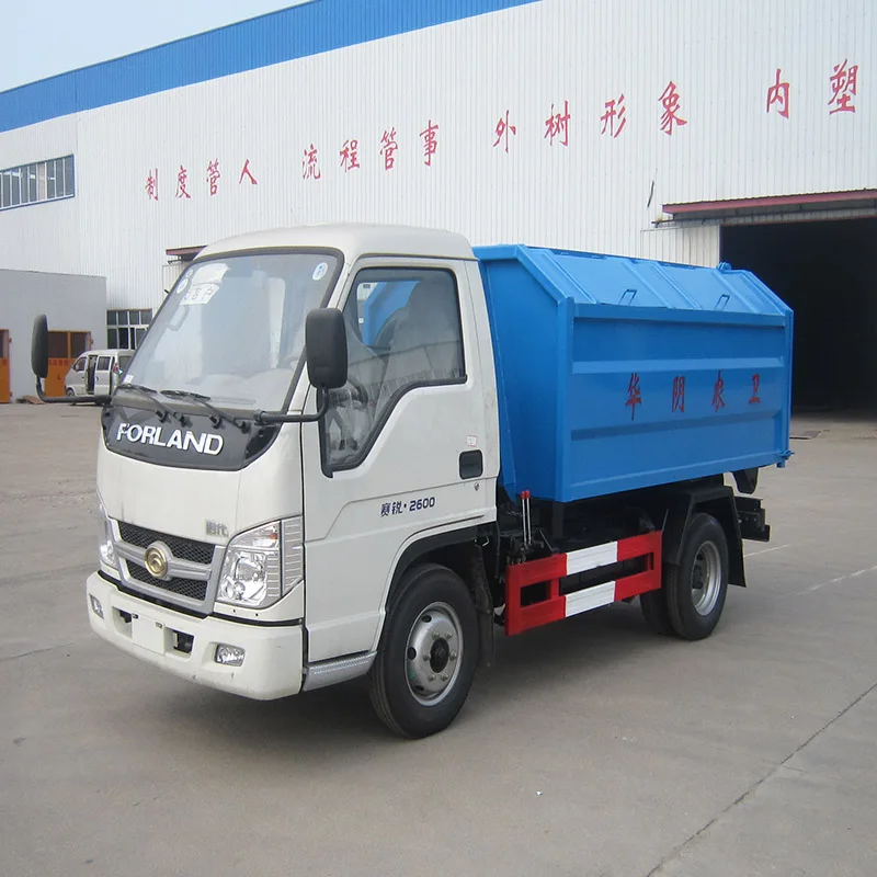FOTON Forland 4x2 RHD 5m3 Съемный контейнер для сбора мусора управление отходами грузовик с крючком производитель