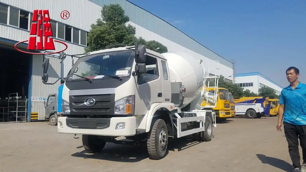 Professional manufacturer Diesel 4m3 weight Concrete Mixer Truck