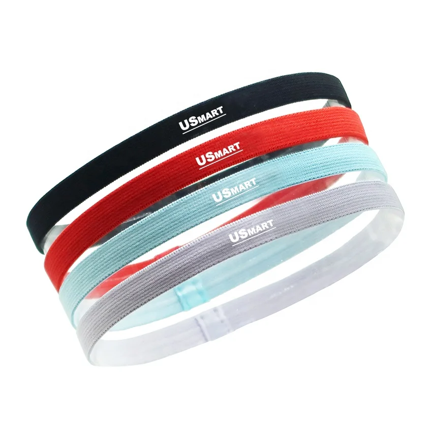 Wholesale Sports Elastic Headband Nylon Printed Hairband With Custom Logo