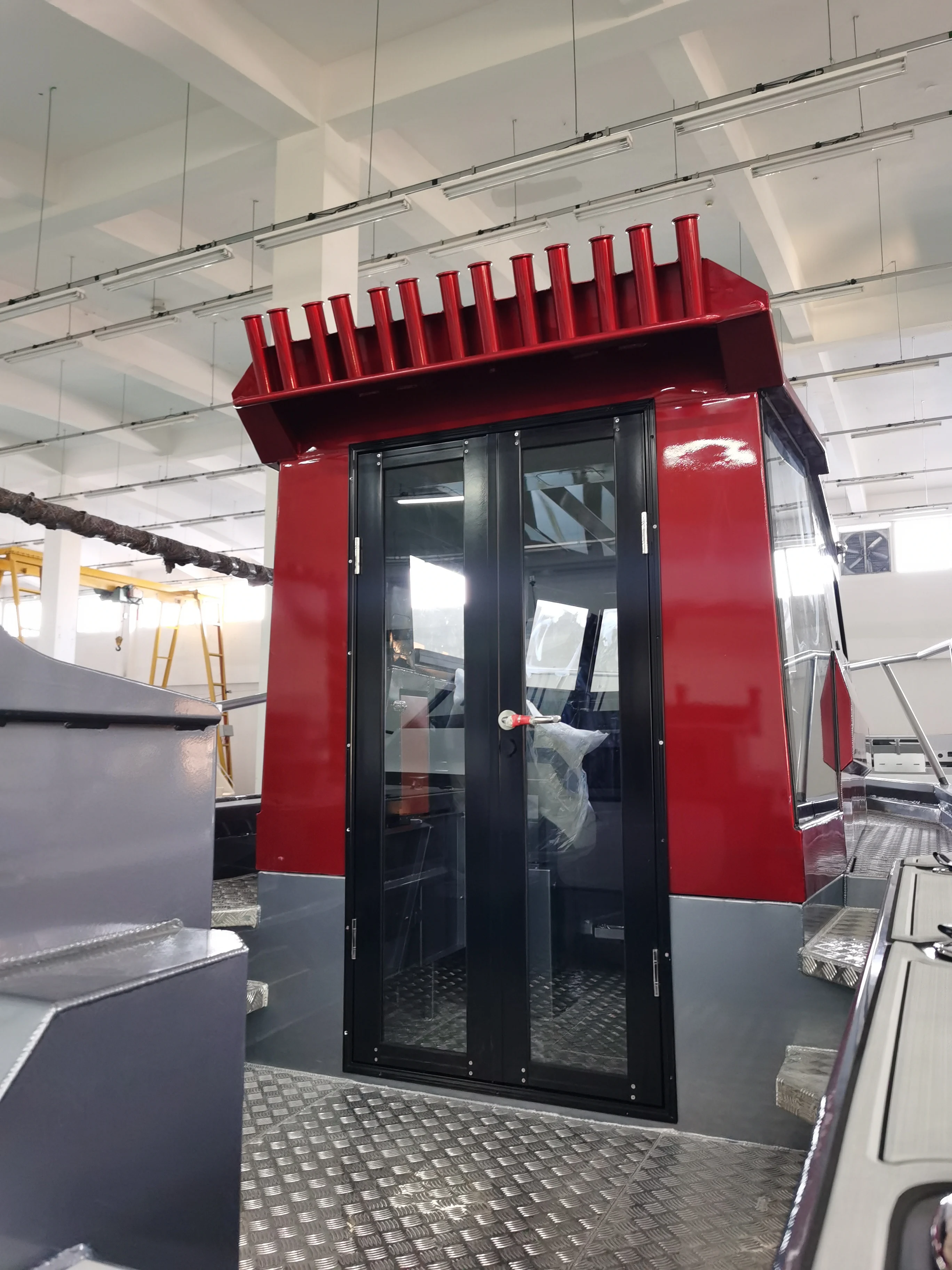 Deep V offshore yacht luxury small speed fishing boat with engine rowing boats 7.5m 25ft aluminum fishing boats for sale