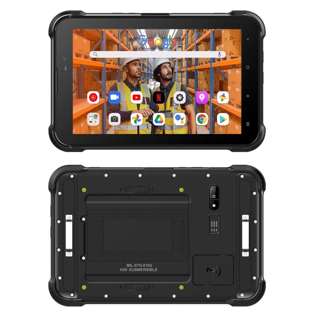 rfid rugged tablet 8inch rugged tablet 1000nit 2D Q2 Bar Code Reader 1D  Supplier pda android devices rugged biometric tablet