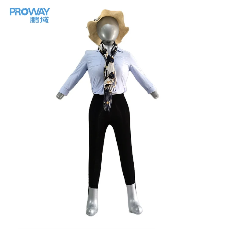 PVC Cheap Dummy Factory Wholesale Full Body Size Inflatable Mannequin Female Hanging Mannequin Female