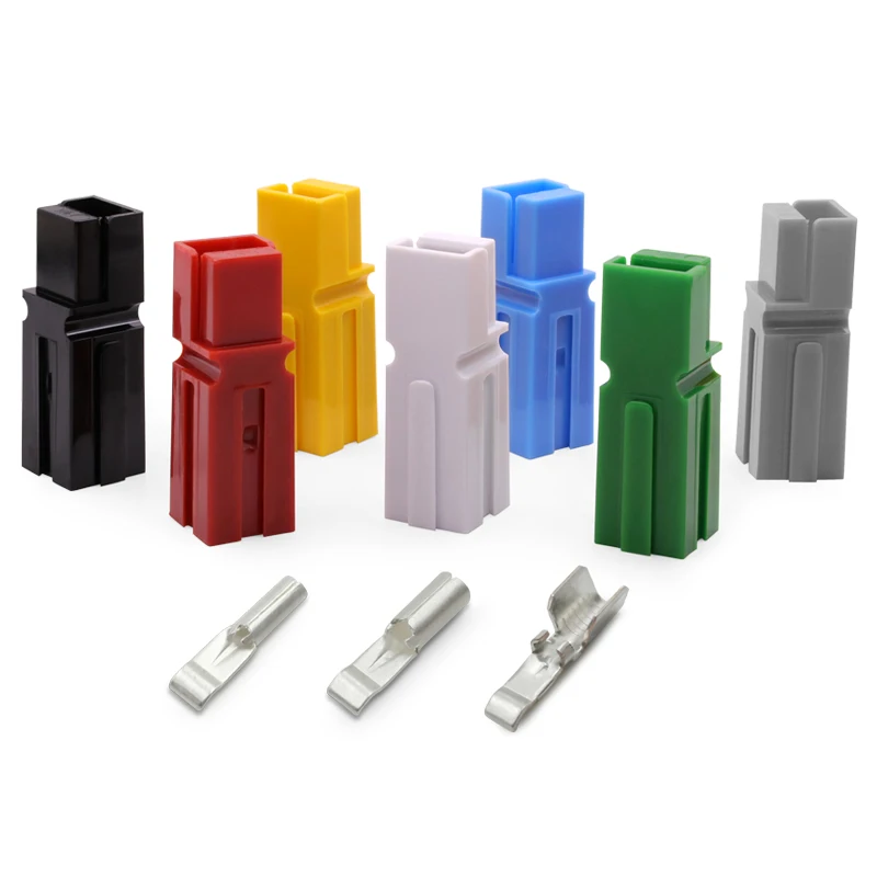 For Anderson single pole connector plug with sliver-plated copper contacts 15A 30A 45A 600V unipolar waterproof power connector