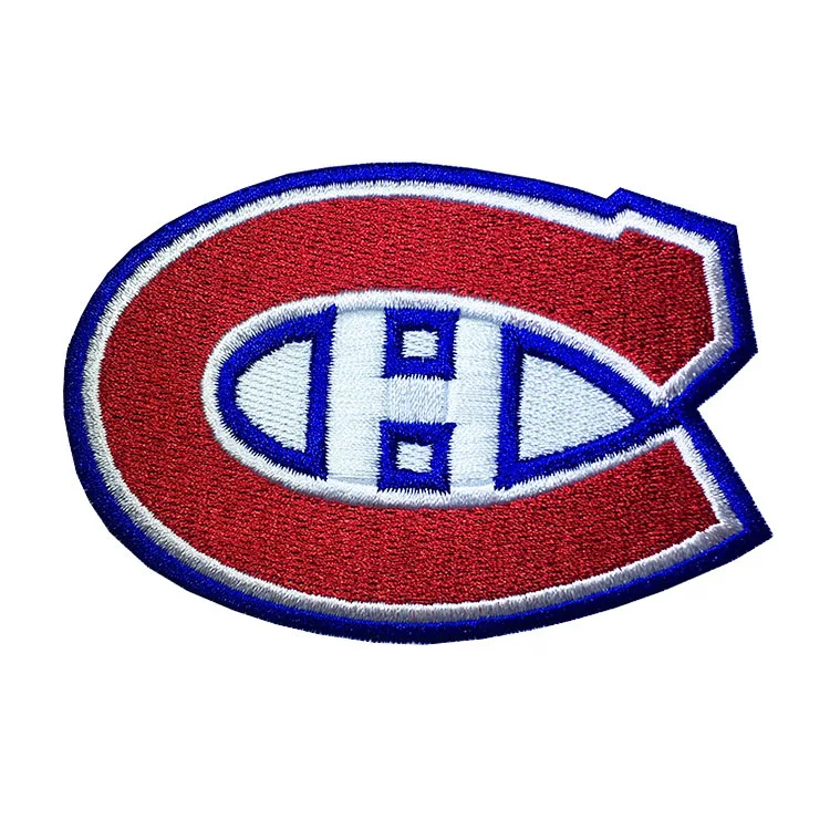 Wholesale Iron On Custom 3d Embossed Small Flag Fabric Logo Embroidery Patches For Uniform