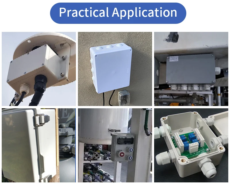 Custom Plastic industrial electric controls box Injection Enclosure for electronic