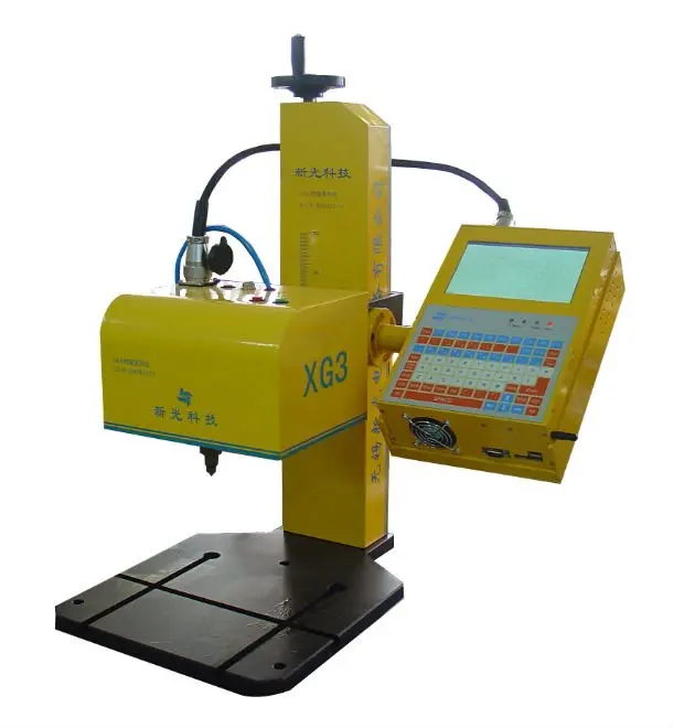 Dot peen marker metal engraving Dot Pin Rotary Marking Machine with Touch screen