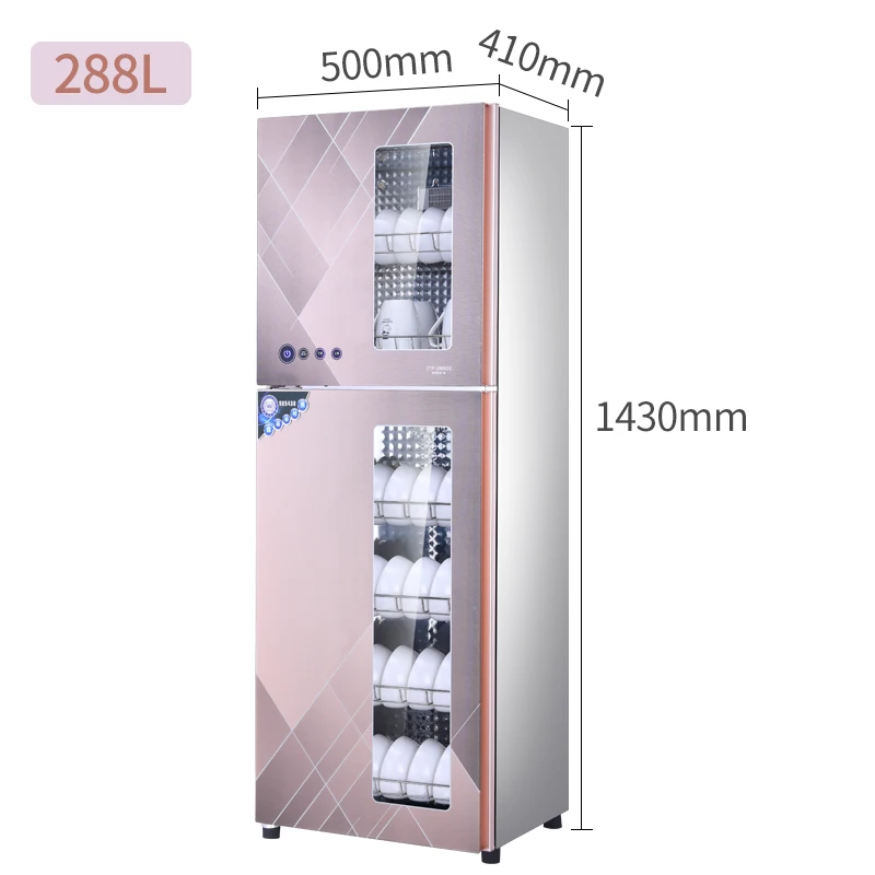 Kitchen Cabinets Disinfection Cabinet Wine Sterilizer Warmer  Uv Stainless Steel Sterilizing Cabinet