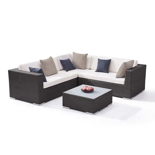 Modern design rattan garden home sofa chair outdoor furniture set