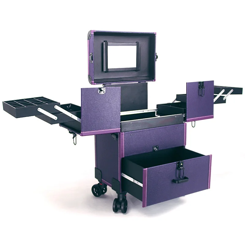 Eyelash Training School Kit Bag Perming Lifting Lash Extensions Academy Tools Suitcase Nails Makeupo Mobile Service Home Salon